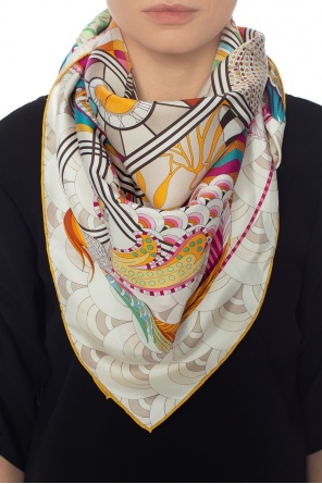 Patterned scarf, zdjęcie 2 Patterned scarf od Salvatore Ferragamo